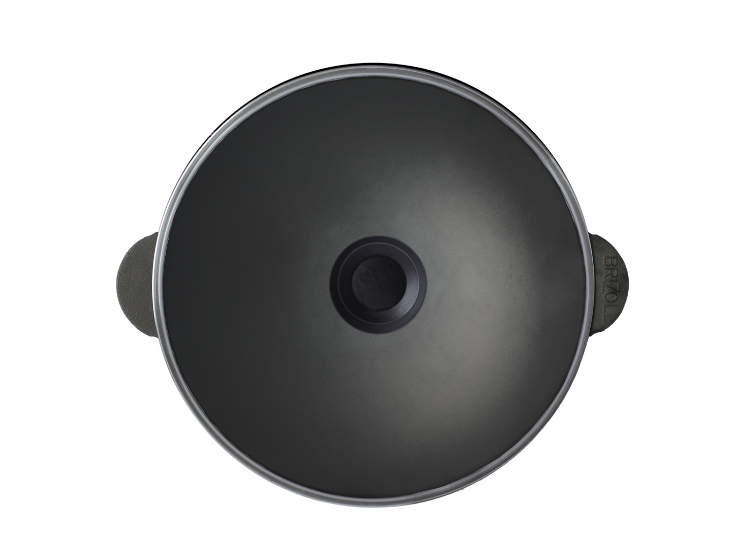 3.7 L Cast Iron Wok with Lid