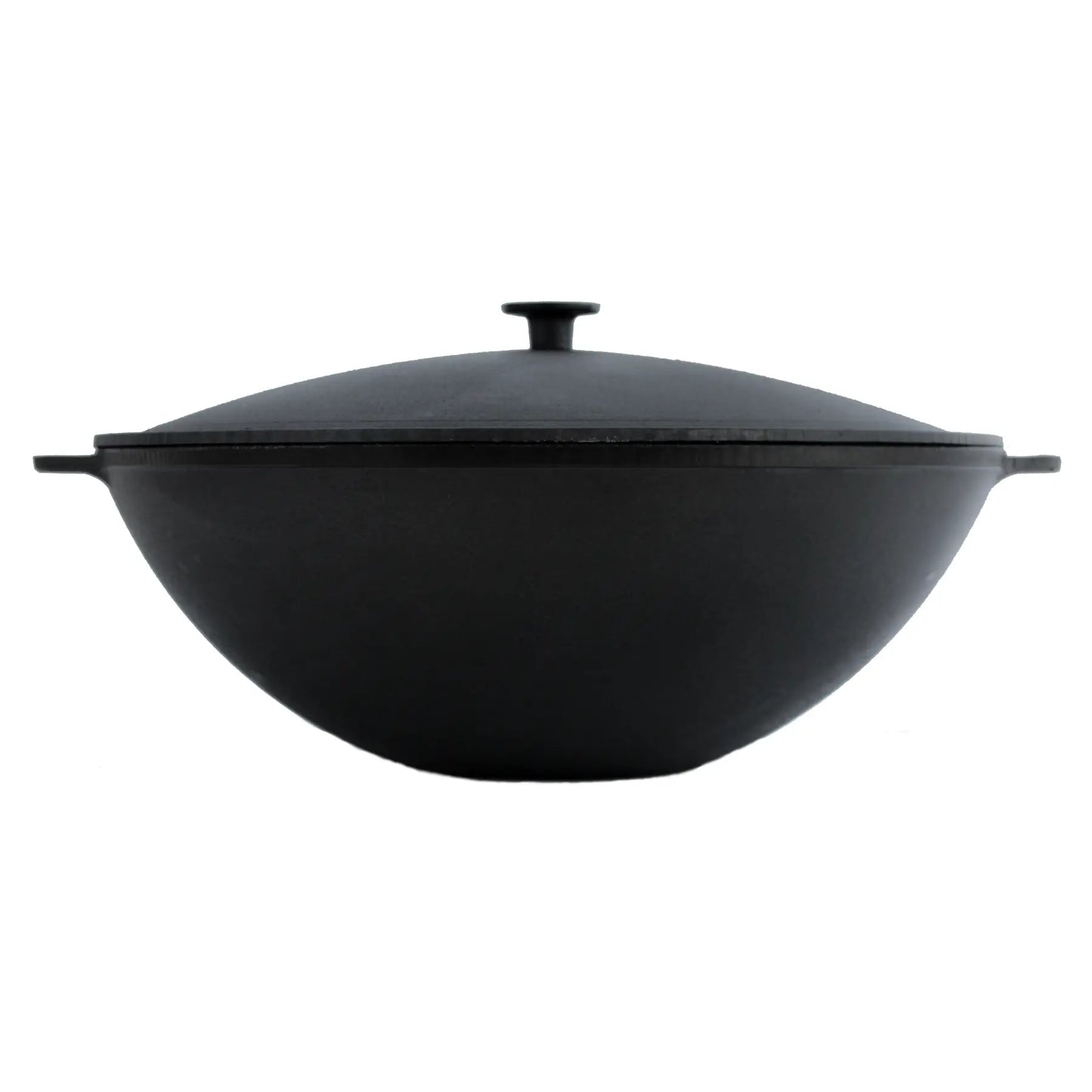 8 L Cast Iron Wok with Cast Iron Lid