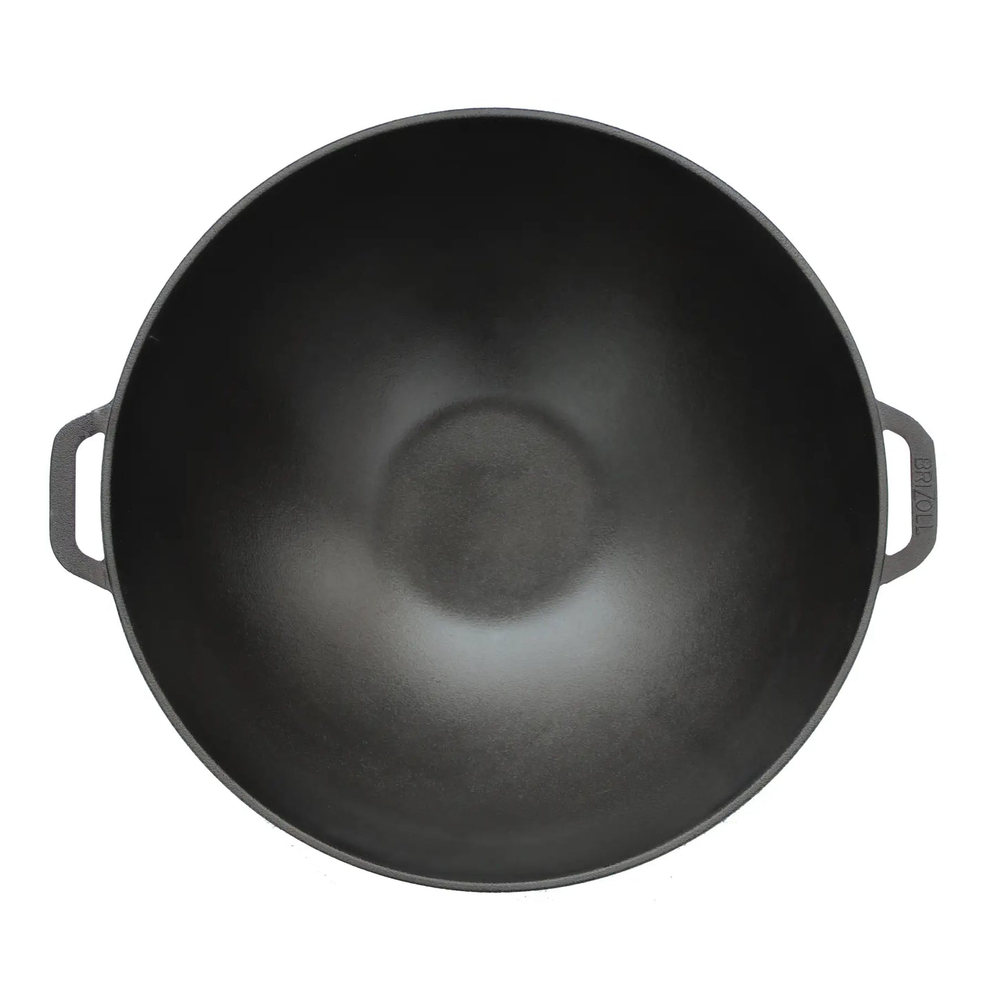 8 L Cast Iron Wok with Cast Iron Lid