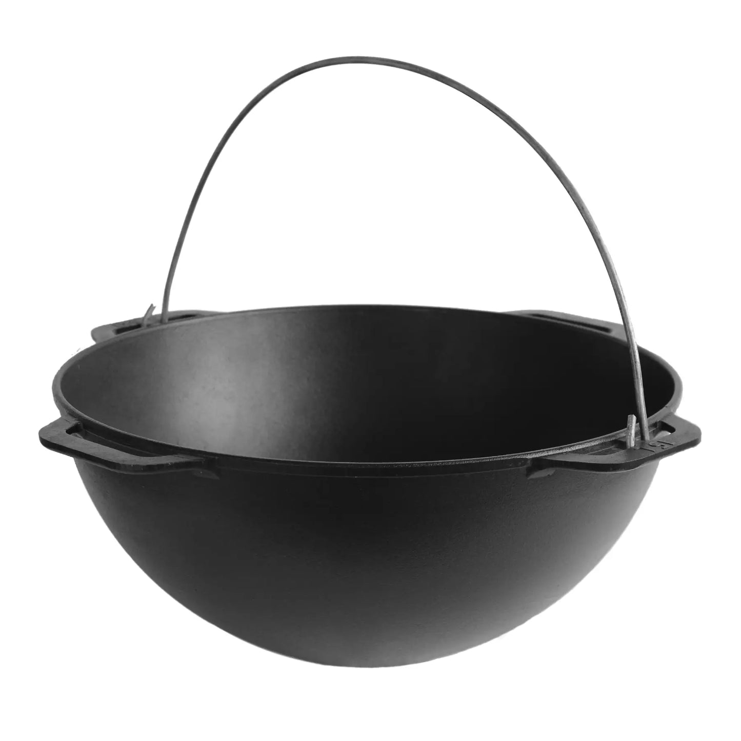 Cast Iron Asian Cauldron with Lid-Frying Pan 15L
