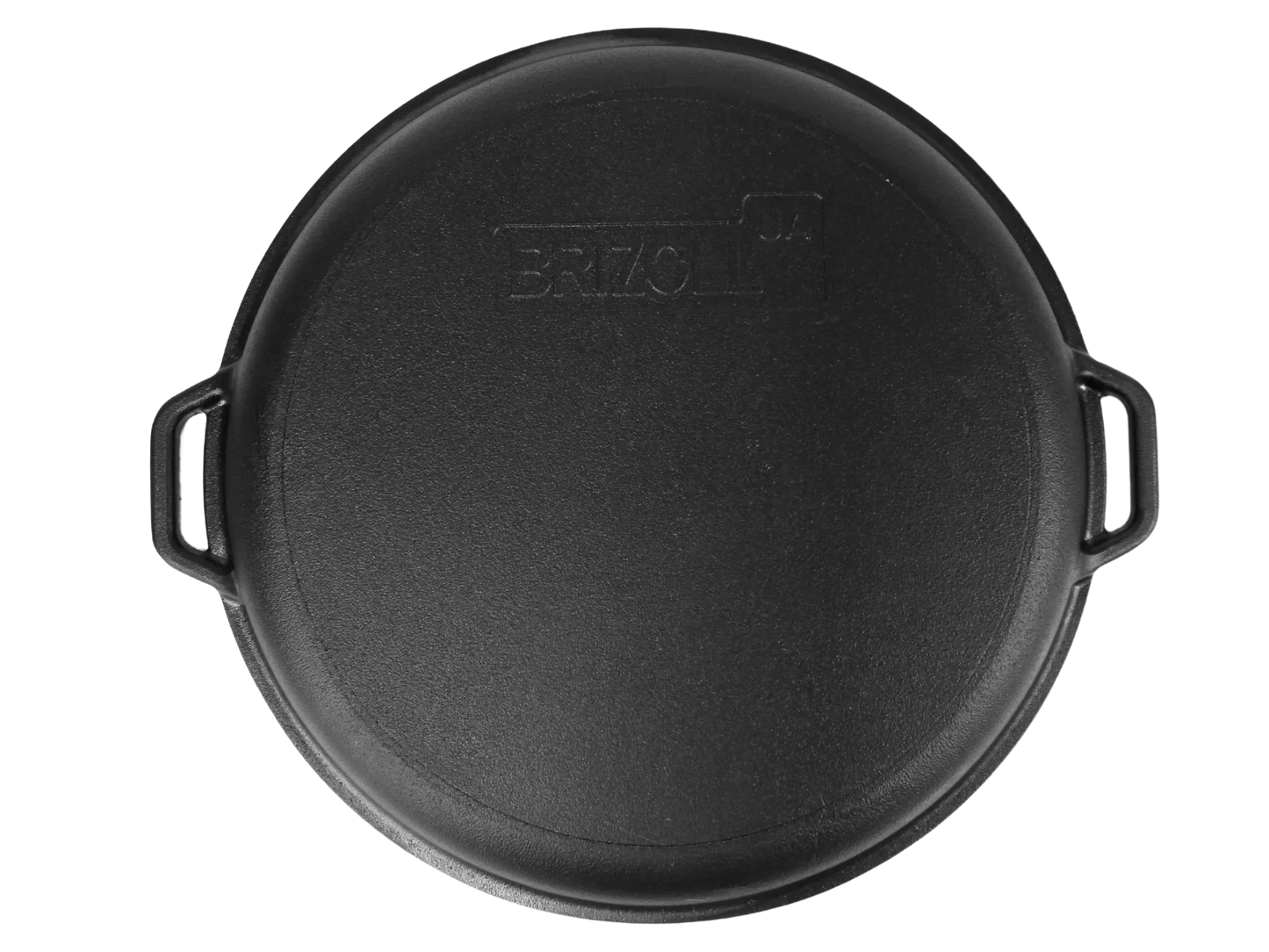 Cast Iron Asian Cauldron with Skillet Grill Lid 12 L