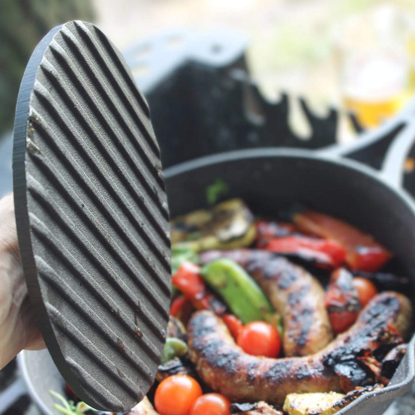 19.5 cm Cast Iron Grill Press