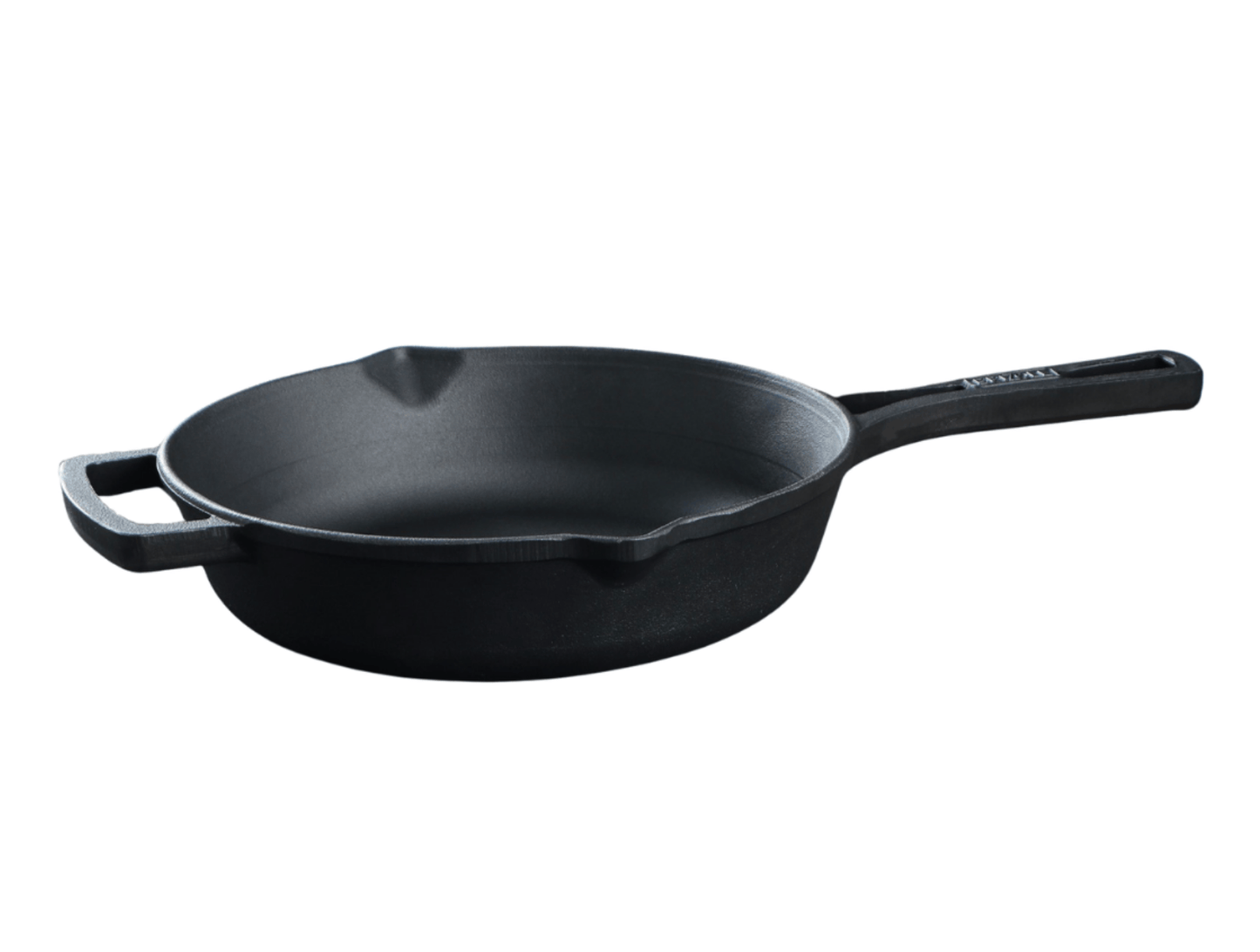 26 cm Cast Iron Skillet with Cast Handle - 6 cm Depth