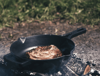 24 cm Cast Iron Skillet with Cast Handle - 6 cm Depth