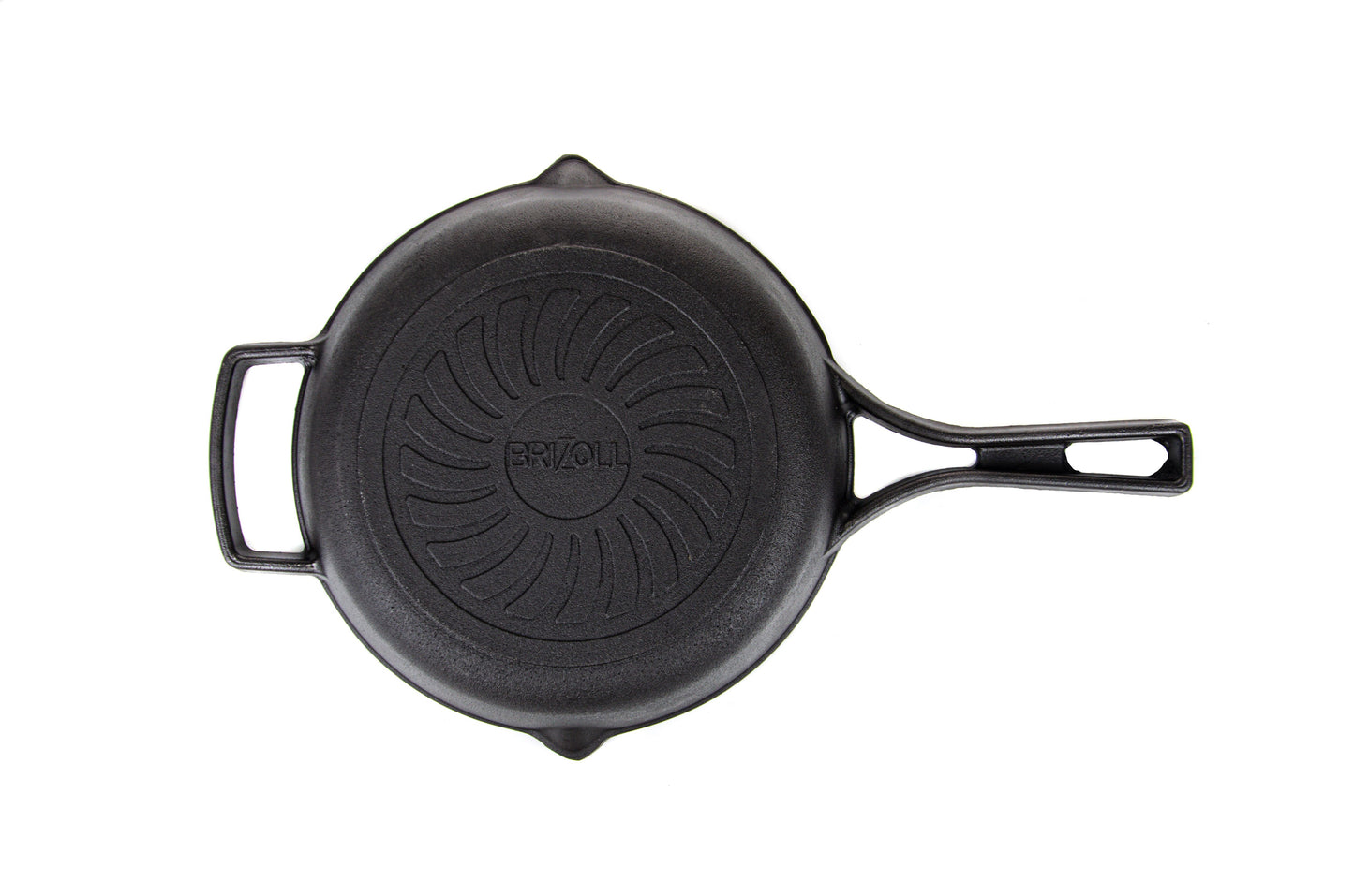 26 cm Cast Iron Skillet with Cast Handle - 6 cm Depth