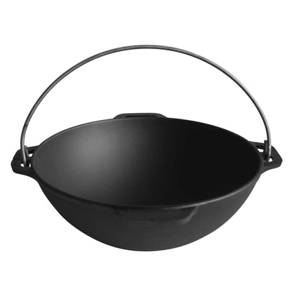 8 L Cast Iron Kazan with Multi-Use Skillet Lid