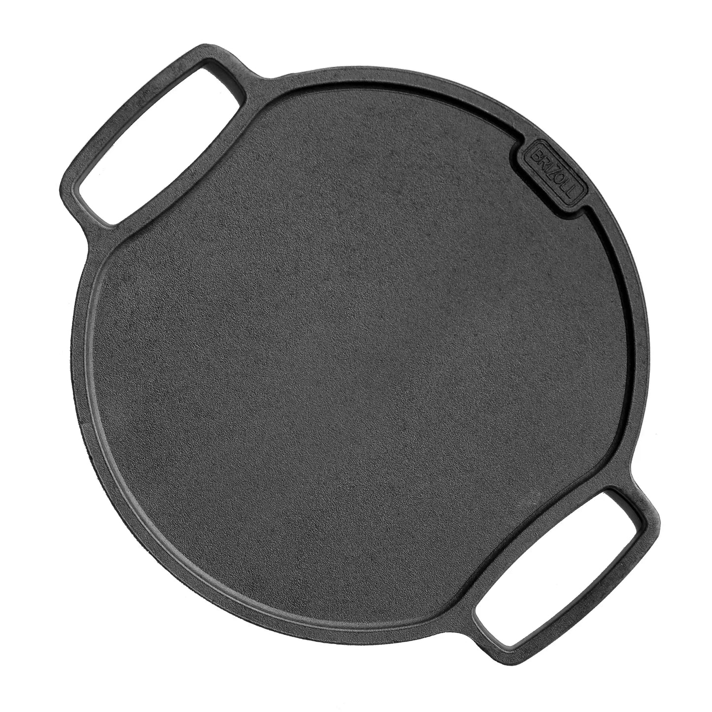 32 cm Cast Iron Reversible Grill Plate - Double-Sided