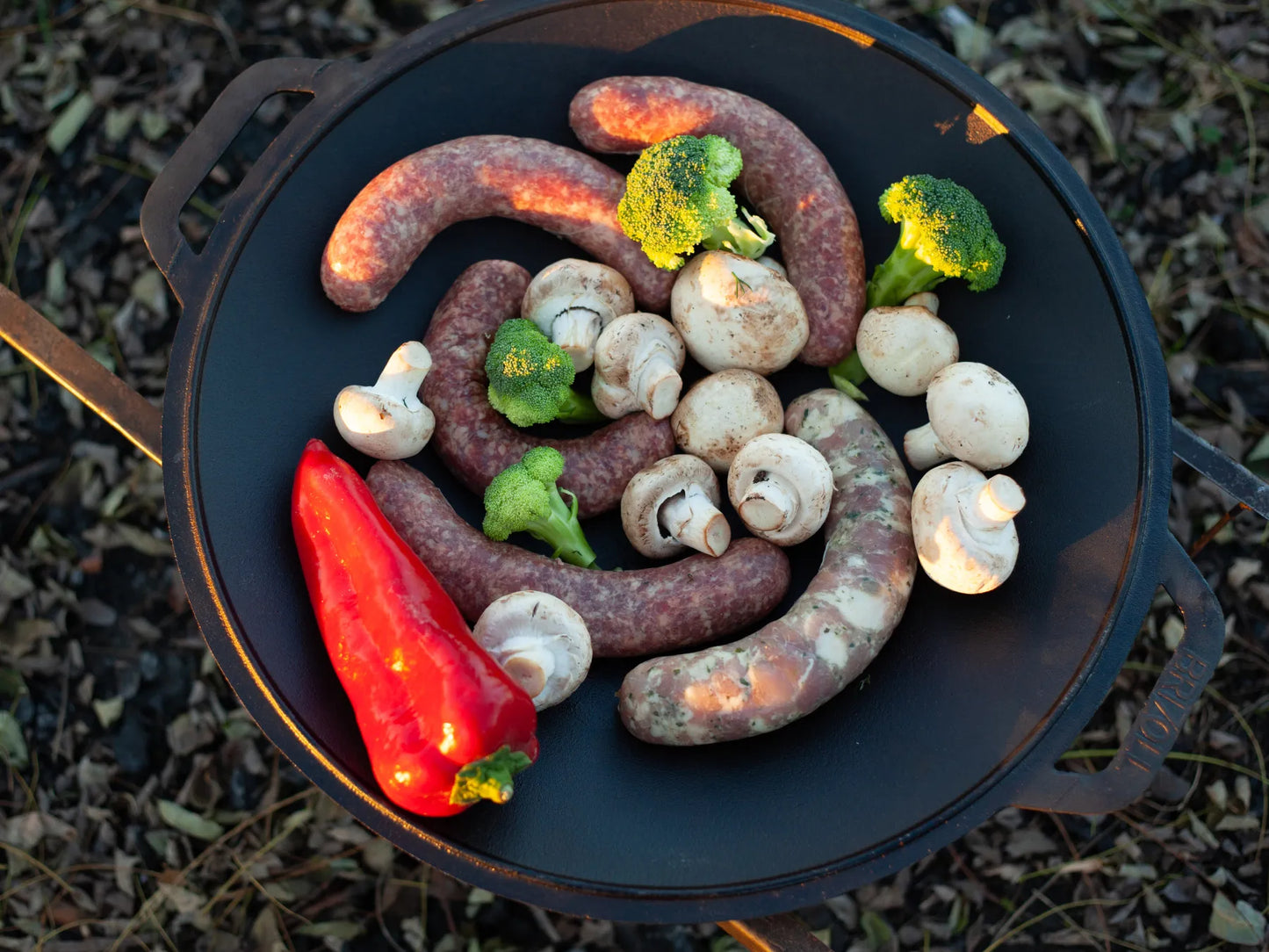 40 cm Cast Iron Sadz - Outdoor Griddle Pan